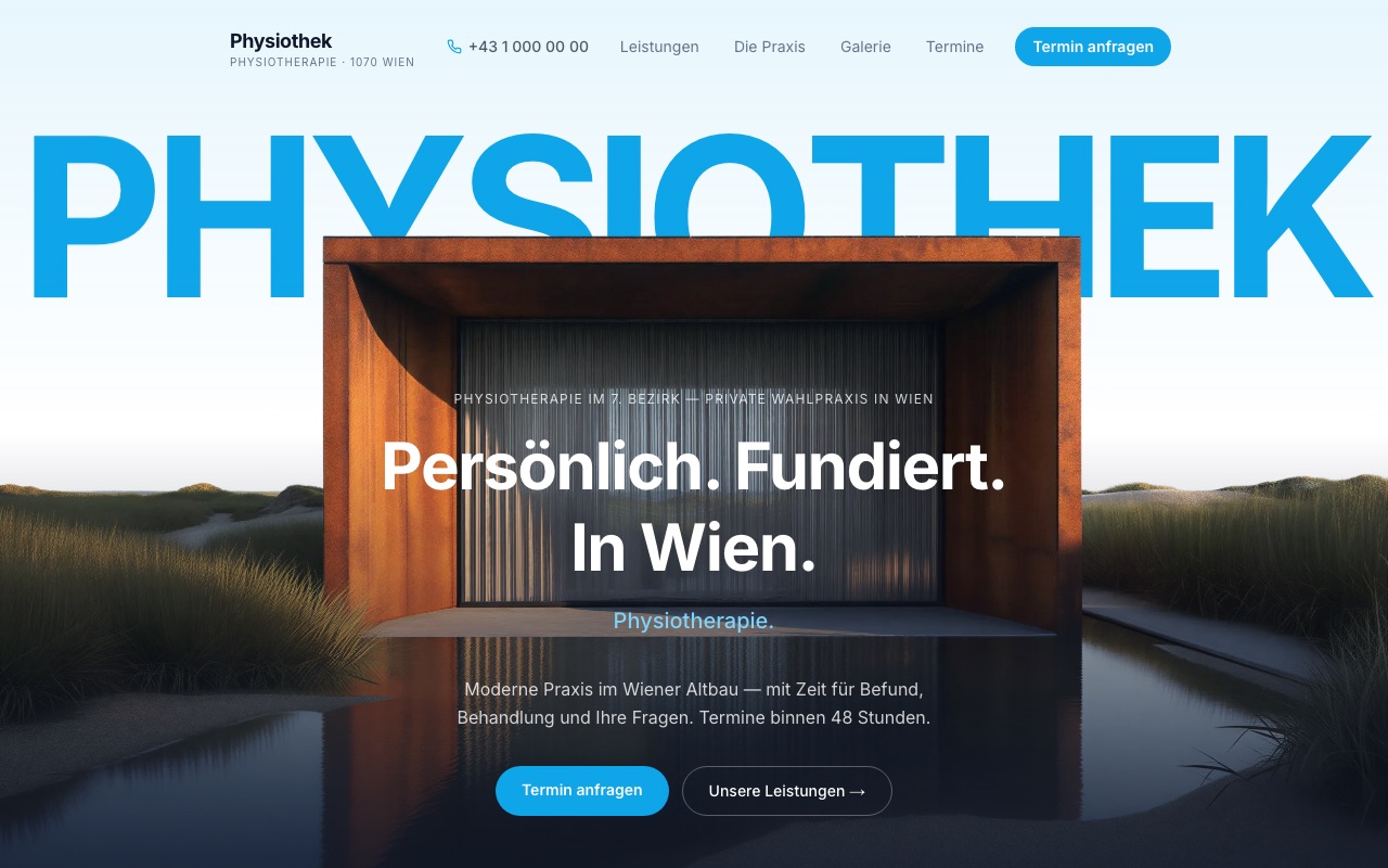 Konzeptstudie auf Desktop und Handy